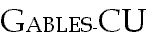GABLES-CU Logo