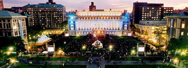 C250 Kickoff event on the Columbia University campus.