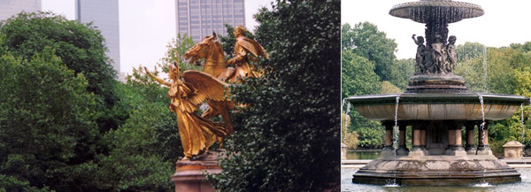 Sherman Monument at Grand Army Plaza in Central Park.