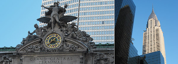 Clock on Grand Central Station.