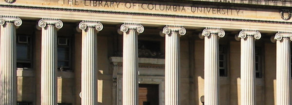 Columns of Low Library.