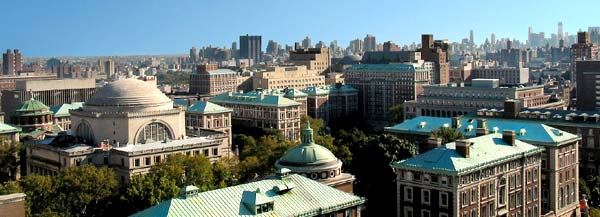 Rooftops of Columbia campus.