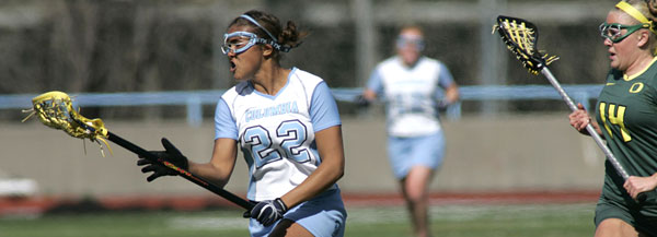 Samantha Morris '08CC has helped the lacrosse team earn one of its best defensive seasons ever