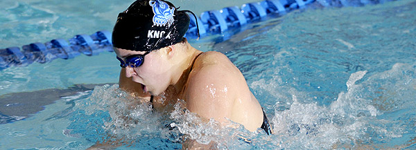 A member of the Columbia Lions swim team.