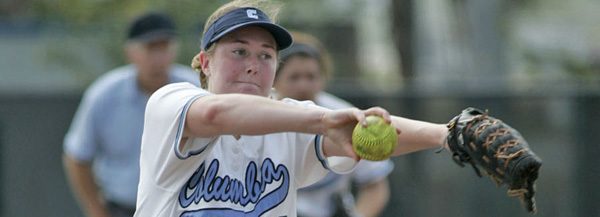 Pitcher Aimee Kemp.