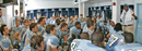 Norries Wilson gives pre-game instruction prior to his first game as Columbia's head football coach.