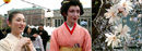 Students in traditional dress at the Columbia Japanese Society's Matsuri Festival.