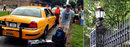 On College Walk, a student collects his luggage and begins his life as a Columbia undergraduate.