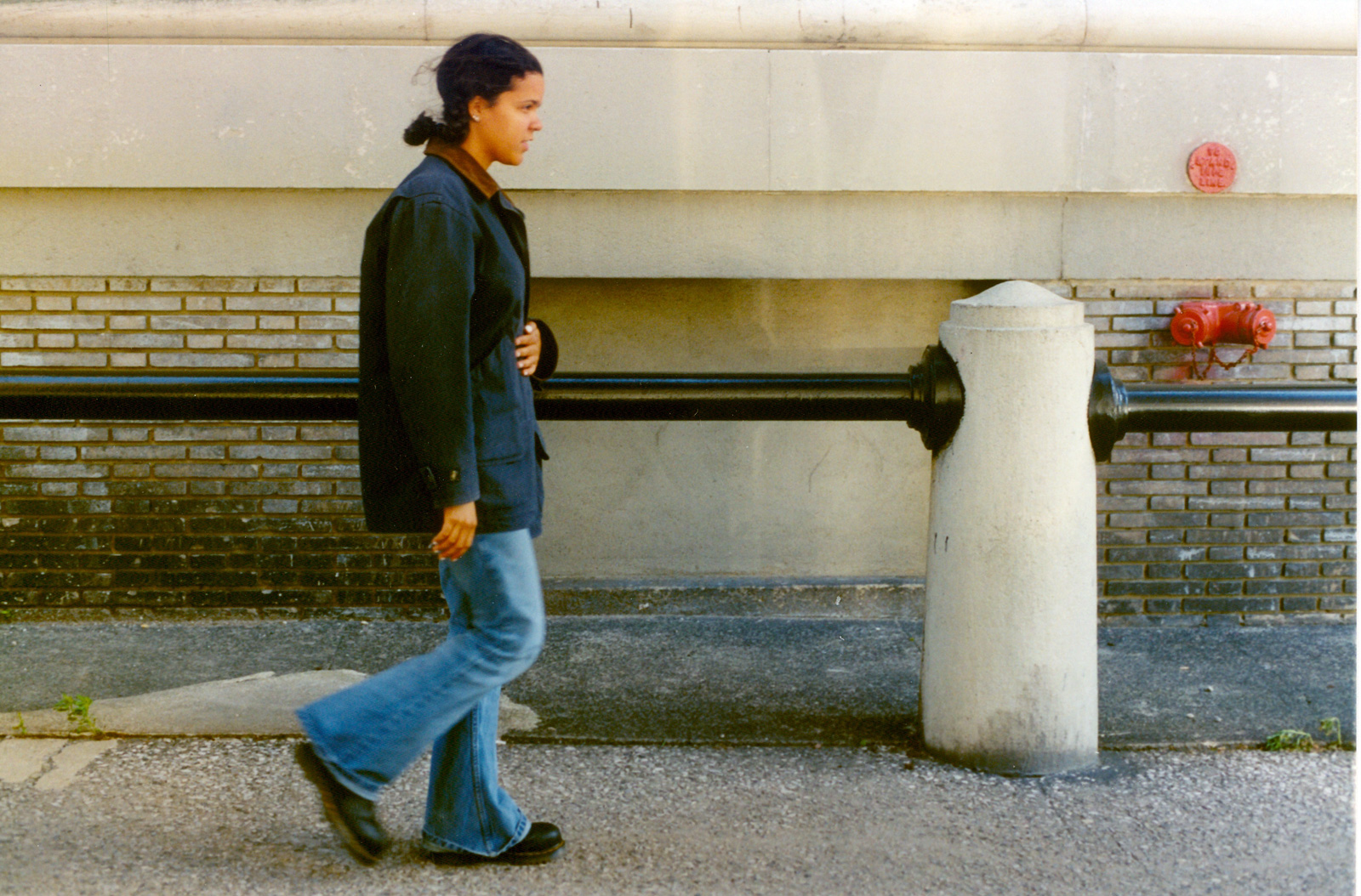 Amy walking